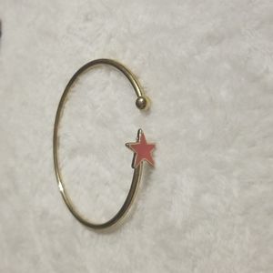 Star Gold Tone Cuff Bracelet